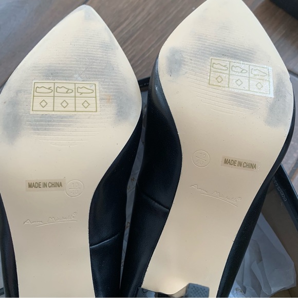 Anne Michelle Flora 1 Black Classic Pumps sz 10 - Picture 5 of 9